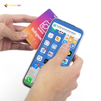 Carte NFC personnalisée YTS à prix d'usine pour partage sur les réseaux sociaux, TikTok, Google Play et Google Review