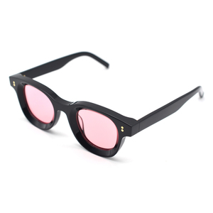 Gafas de Sol <span class=keywords><strong>Vicente</strong></span> con Lentes Rojas, Acetato, Polarizadas, Montura Completa, Marca de Lujo, Diseño Retro, Unisex, Auténticas, Protección UV - Product Image 4