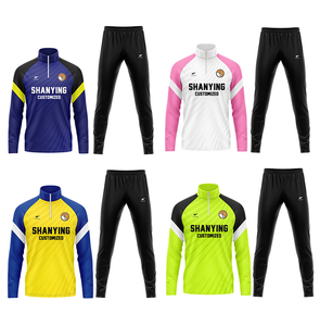 Giacca <span class=keywords><strong>da</strong></span> allenamento per <span class=keywords><strong>calcio</strong></span> giovanile personalizzata 1/4 maglia <span class=keywords><strong>da</strong></span> ginnastica con Zip a quarto di <span class=keywords><strong>calcio</strong></span> della squadra di <span class=keywords><strong>calcio</strong></span> tuta <span class=keywords><strong>da</strong></span> allenamento sportiva felpa <span class=keywords><strong>da</strong></span> uomo - Product Image 3