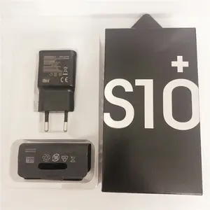 Hochwertiger 2 in1 USB-Lade adapter mit Typ C USB-Kabel für Samsung Galaxy S10 3.0A Frosted Shell Schnell ladegerät für Samsung