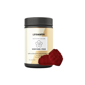 Gomas energéticas de mezcla nootrópica de cafeína LIFEWORTH - Product Image 3