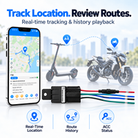 Traceur GPS 4G+2G pour trottinettes électriques et motos, antivol, suivi en temps réel, coupure d'alimentation à distance, alarme de vibration