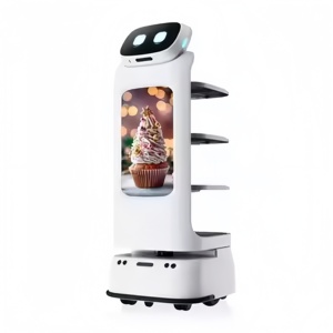 جذب العملاء خدمة المطاعم/روبوت توصيل مستقل روبوت للطعام - Product Image 2