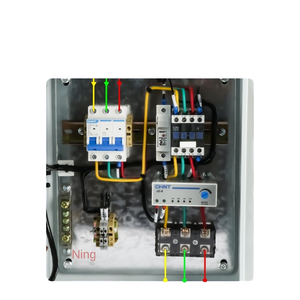 Caja de Control de Motor de arranque directo trifásico 30A bomba de agua de arranque de parada protectora interruptor de botón de ventilador de escape caja de distribución - Product Image 1