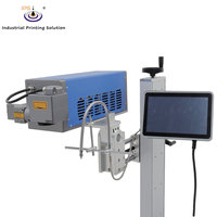 Máquina de Codificación Láser de CO2 de Alta Velocidad IPS-LC30 F MG de 30W para Códigos de Lote, Códigos de Barras, Logotipos y Marcado de Serie