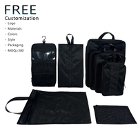 Lot de 8 cubes de compression étanches portables et tendance pour voyage, personnalisables, commande de 1 pièce, qualité supérieure