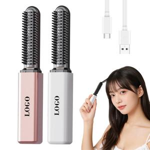 Brosse Lissante Portable Sans Fil 0728 pour Cheveux Courts – Peigne Chauffant Rapide Amélioré pour Femmes en Voyage - Product Image 4