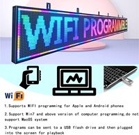Écran de défilement couleur extérieur personnalisable P10, contrôle WiFi, écran de bande électronique étanche pour tête de porte