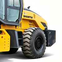 Rouleau compresseur vibrant monocylindre SHANTUI SR22M-C6 de 22 tonnes, moteur Weichai WP6, puissance 140 kW, capacité de montée 30 %, garantie 1 an