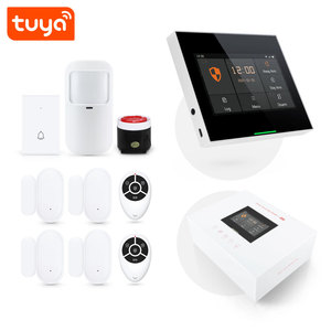 Sistema de Alarma para el Hogar Tuya Smart WiFi 4G GSM 433MHz, Panel de Alarma de Seguridad con Pantalla Táctil LCD de 4.3 Pulgadas, Compatible con <span class=keywords><strong>Alexa</strong></span>/Google - Product Image 1