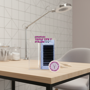 Extension ciglia professionali Triple Y JingDai Classic, 12 file, 10-16mm, fibra PBT coreana, curvatura CC 007D, Made in China - Product Image 3