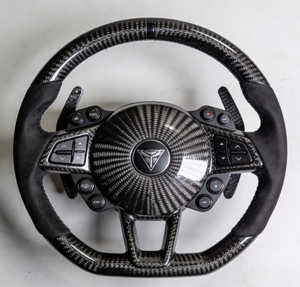 Volant de direction léger en fibre de carbone pour accessoires de voiture - Product Image 3