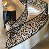 Einfache Installation Edelstahl & Aluminium Zeitgenössischer Zaun für Treppen Terrasse Villa Hotel & Einkaufszentrum Balustraden & Handläufe