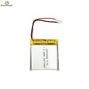 Çin üretici lityum polimer için şarj edilebilir 702030 702032 3.7v 600mAh 400mah 300mah lipo pil - Product Image 2