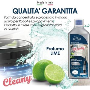 Be Well Cleany Lime 1000ml Limpiador Universal para Múltiples Superficies para Robots y Aspiradoras - Product Image 3