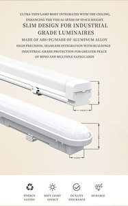 Smart Computer <b>Monitoring</b> Multiple Languages Bluetooth LED Explosion-proof <b>Light</b> Industrial Corridor Mall Garage Luminaire - Product Image 2
