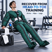 Masseur corporel modulaire à compression d'air Kolendy avec contrôleur LCD et minuterie de 10 à 60 minutes pour la récupération après l'entraînement