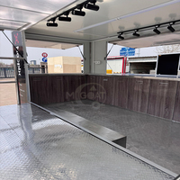 Remorque de bar sur mesure de 12 pieds avec évier à 3 compartiments, certifiée CE, pour fournisseur aéroportuaire en Chine