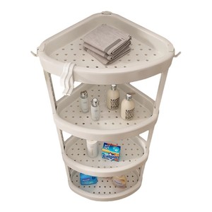 Triangular Bathroom Storage Rack 4 Layers Freestanding <b>Corner</b> <b>Shelf</b> For Toilet Washbasin Organizing Miscellaneous Items - Product Image 5