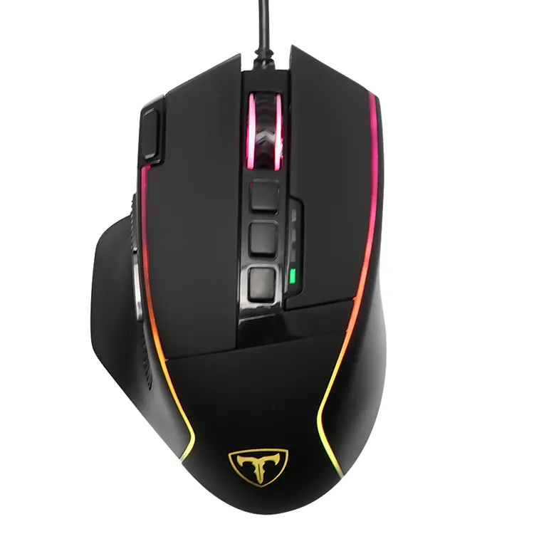 1200/3600/7200/12000/16000 DPI 2.4G+wired dual mode connection rgb backlight gaming mouse