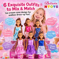 Poupées Belinda de 11,5 pouces pour filles, corps vide, poupée noire tendance, modèle en plastique pas cher, jouets promotionnels pour filles, cadeaux pour enfants