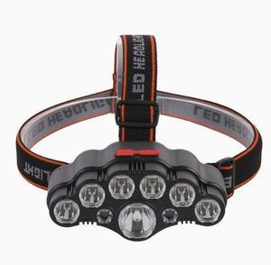 Lampe frontale LED pour la pêche nocturne en extérieur, lampe minière étanche rechargeable à forte luminosité - Product Image 4