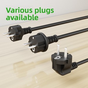 Dây nối dài chịu lực cao 1.8M 5M 10M tiêu chuẩn Châu Âu, chống nước, đầu nối IEC CEE7/7, dùng cho máy tính - Product Image 2