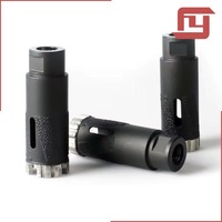 Foret à noyau sec turbo brasé au laser de qualité fiable 32-35 mm, 16x3.0x10 mm, lot de 4