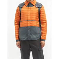Manteau d'hiver matelassé épais à capuche pour homme, veste longue zippée unie décontractée