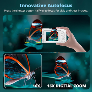 Appareil Photo Numérique Sonida Professionnel Vlog 4K Ultra HD avec Écran Rotatif de 3 Pouces pour Photo, Vidéo et Audio - Product Image 4