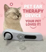 Appareil de thérapie auriculaire intelligent pour animaux de compagnie, à faible bruit, facile à utiliser, nettoyeur d'oreilles pour animaux de compagnie, appareil de thérapie à l'ozone pour chats