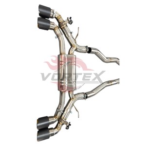Sistema de escape intermedio con válvulas de acero inoxidable Vortex para BMW G90 M5, silenciador de rendimiento mejorado. - Product Image 2