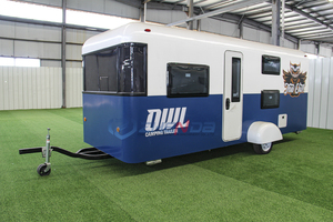 Remorque de collation multifonctionnelle pour dessert européen pour <span class=keywords><strong>camping</strong></span> pour salle à manger en voiture à café et crème glacée - Product Image 2