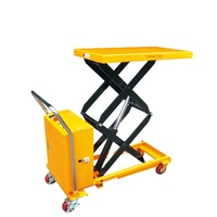 Table élévatrice hydraulique à ciseaux auto-chargeuse WEMALiFT DP-I 200 kg avec plateau fixe de 750x450x35 mm