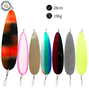 NOUVEAU MAJOR Leurre Cuillère Métallique Lourde 11 pouces 196g pour Pêche en Eau Salée au Bar et au Thon, Leurre de Jigging Lent - Product Image 5