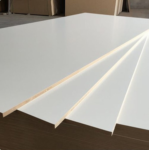 Hochdichte MDF-Platte 5-30mm Dicke Melaminbeschichtetes Laminat Holzfurnier Modern Umweltfreundlich Feuchtigkeitsbeständig für Schlafzimmer - Product Image 1