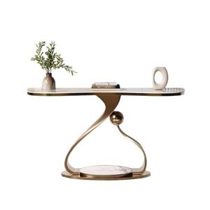 Lumière luxe moderne Simple Rock Plate <span class=keywords><strong>Console</strong></span> <span class=keywords><strong>Table</strong></span> plate-forme d'entrée grand mur pour salon longue <span class=keywords><strong>Table</strong></span> fin vue pour - Product Image 6