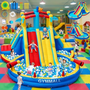 FBSPORT Château gonflable aquatique commercial <span class=keywords><strong>en</strong></span> gros, toboggan aquatique, châteaux gonflables <span class=keywords><strong>pas</strong></span> chers, équipement de terrain de jeu intérieur pour enfants - Product Image 1