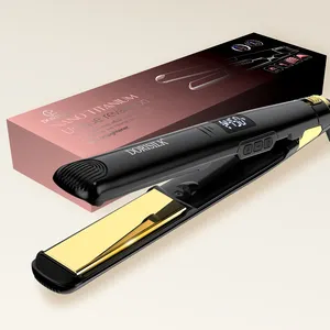 Fer à lisser professionnel personnalisé planchas de cabello 2 en 1 fer plat en titane à 450 degrés - Product Image 1