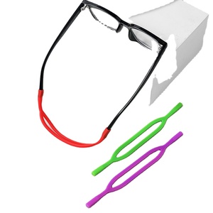 Sangle de <span class=keywords><strong>lunettes</strong></span> en silicone, sport, antidérapante, élastique, maintien <span class=keywords><strong>solide</strong></span>, couleur unie, <span class=keywords><strong>cordon</strong></span> simple pour <span class=keywords><strong>lunettes</strong></span> - Product Image 1