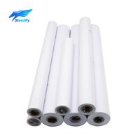Rollo de Papel para Plotter CAD de Alta Calidad, 80 g/m², Alta Blancura, 914 mm x 50 m, para Dibujo de Ingeniería, Directo de Fábrica