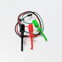 Pinces de test sans soudure pour circuits, avec fils en silicone de 5 couleurs, idéales pour les tests à faible courant et les projets DIY