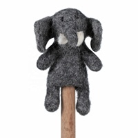 Títeres de Mano Hechos a Mano, Ecológicos, 100% Fieltro de Lana de Nueva Zelanda, Animales de la Selva, Lindos Juguetes de Peluche para Niños de 2 a 4 Años