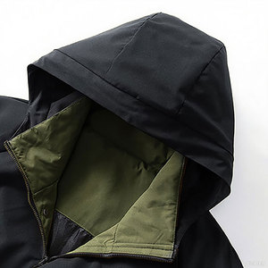 Chaqueta Softshell Ligera al por Mayor con Capucha, Cortavientos, para Exteriores, con Logotipo Personalizado, Ropa Casual, Chaqueta Softshell para Hombre - Product Image 3