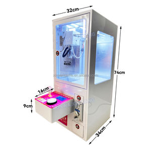 Small Plush House <strong>Mini</strong> Claw Machine Toy Crane Machine Coin Operated Arcade Gachapon Prizes Child Gift for Factory Sales - Product Image 2