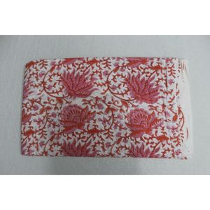 Vestidos para Niños Hechos a Mano con Tela de Algodón Estampada a Mano con Diseños Naturales Indios, Cortinas Ligeras y Decoración para Bolsos - Product Image 5