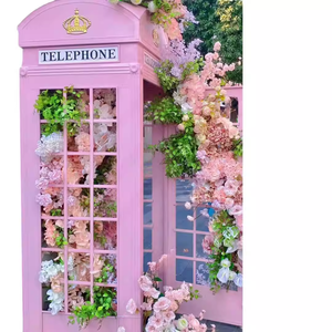 Cabina Telefonica in Metallo Stile Londinese Antico a Prezzo di Fabbrica per Decorazioni Matrimoniali ed Eventi - Product Image 1