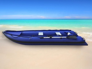 <span class=keywords><strong>Kayak</strong></span> Inflable Goethe Goboat GTK370 de 12 pies, de PVC, para Aguas Bravas, Océano, Remo y Pesca - Product Image 3