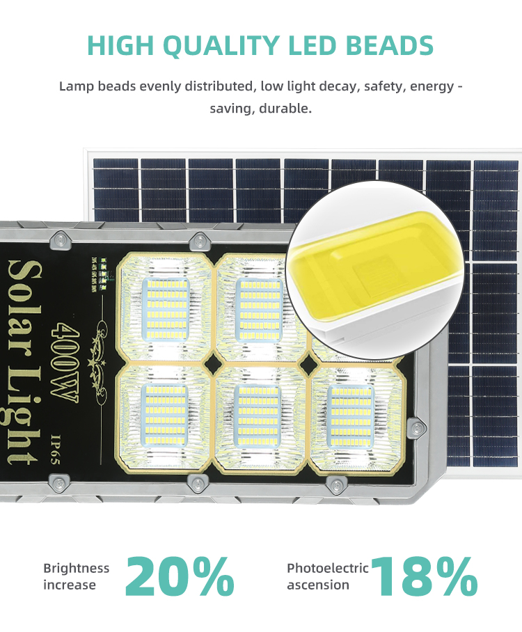 All In One Lampadaire Solaire Led Soler Led Street Light - Solar Street Light - 5