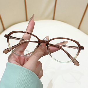 G6034 Oval Marble TR90 <b>Eyeglasses</b> <b>Frames</b> Full Rim Lightweight Anti Uv Women's Spectacles - Product Image 2